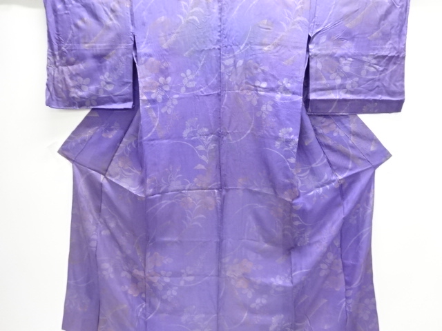 JAPANESE KIMONO / ANTIQUE KIMONO FOR SUMMER / SILK / BUSH CLOVER